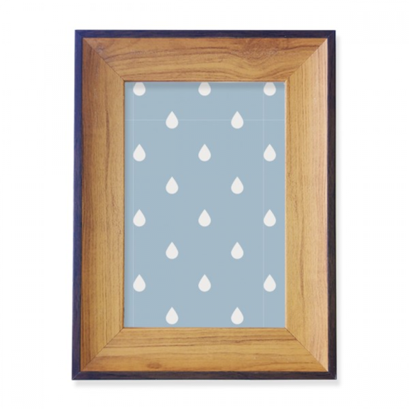Rain Drip Weather Cloud Pattern Photo Frame Exhibition Display Art Desktop Painting