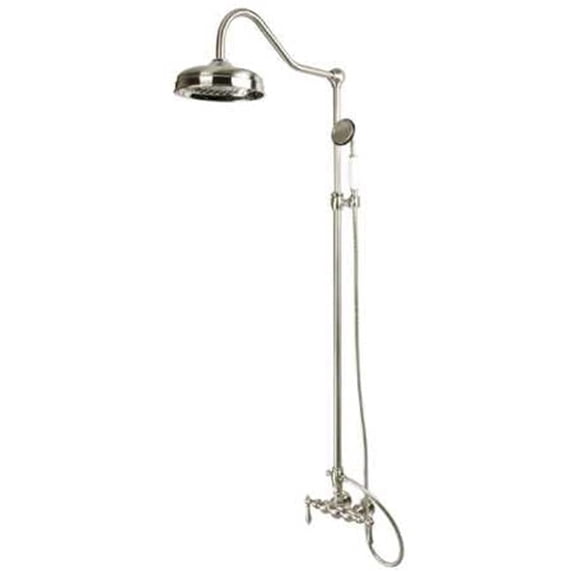 Rain Drop Shower Satin Nickel
