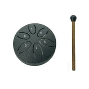 Rain Drum For Outside Garden - Upgraded Non Waterlogging Rain Drum For Outside When It Rains, 3 Inches 6 Notes Steel Tongue Drum Rain Chime, Outdoor Rain