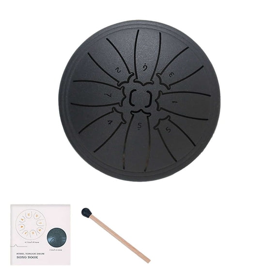 Rain Drum Tongue Chakra Drums,Steel Tongue Drum 8 Note for Meditation Yoga