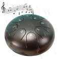 thumbnail image 1 of Rain Drum for Outside Garden Drum Rain Chime Waterproof Rain Drum for Garden Instrument 6 Inches 8 Notes Brown, 1 of 6