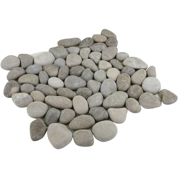 Rain Forest Natural Tan Pebble Tile 12" x12" (5.0 Sq. ft. / Case)