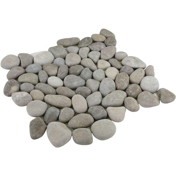 Rain Forest Natural Tan Pebble Tile 12" x12" (5.0 Sq. ft. / Case)