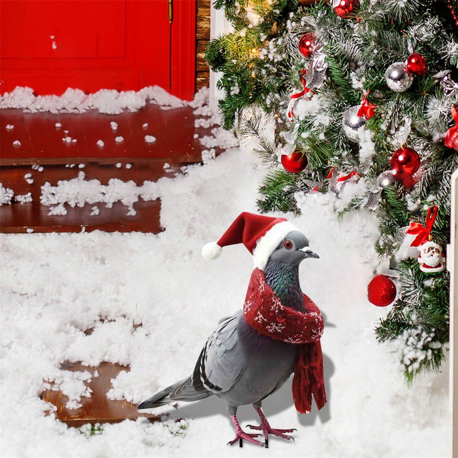 Rain Gauge Outdoor Easy Read Holiday Inflatable Outdoor Christmas Light