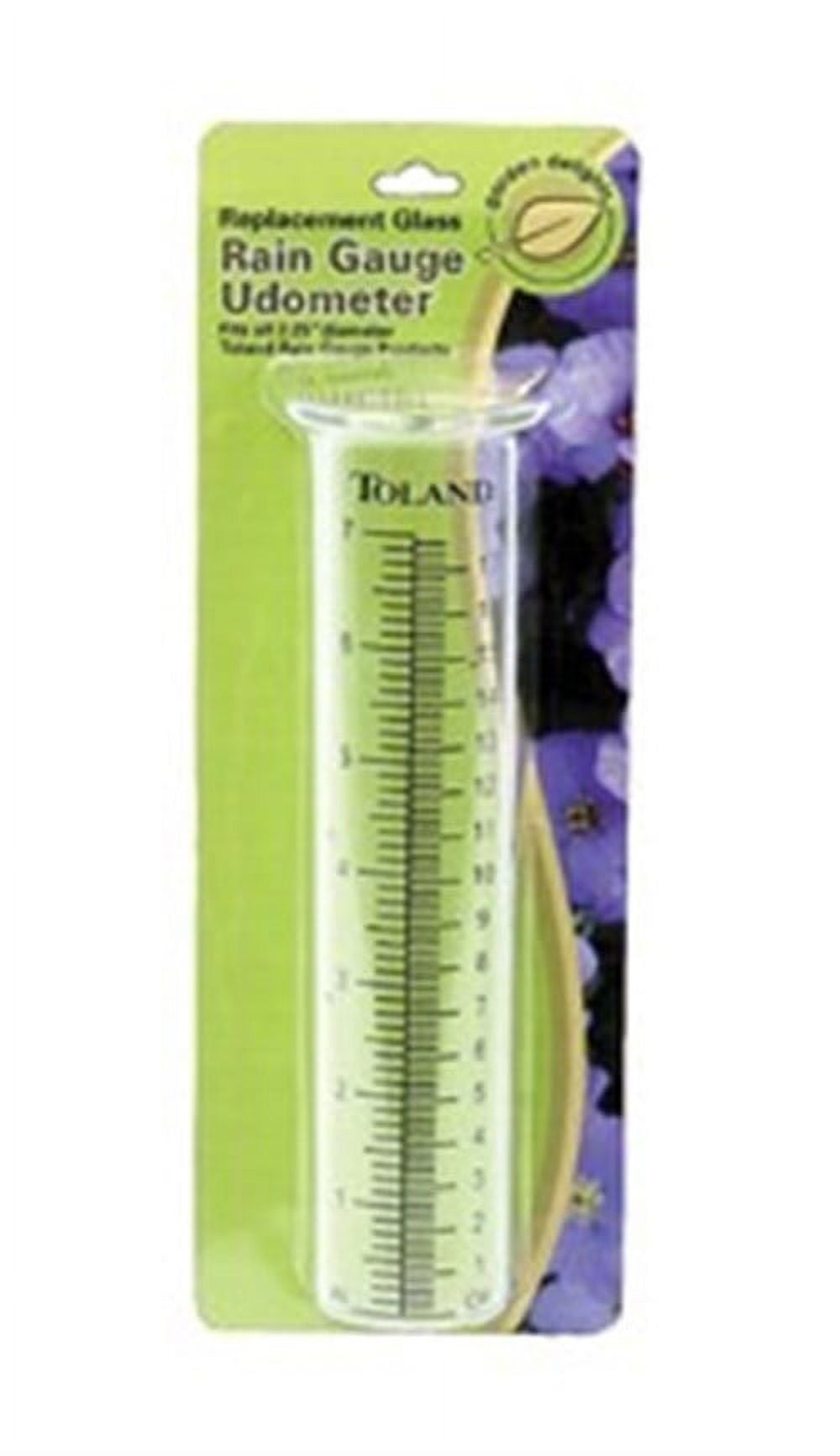 Rain Gauge Udometer Replacement Glass, No. 227200, by Toland Home