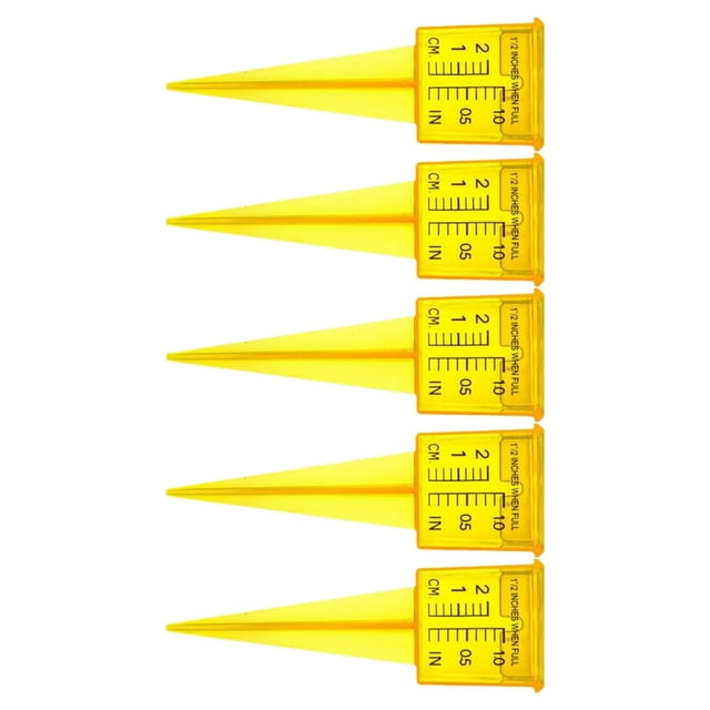 Rain Gauges Up to 38mm Clear Scale Measurement Tool For Garden Water