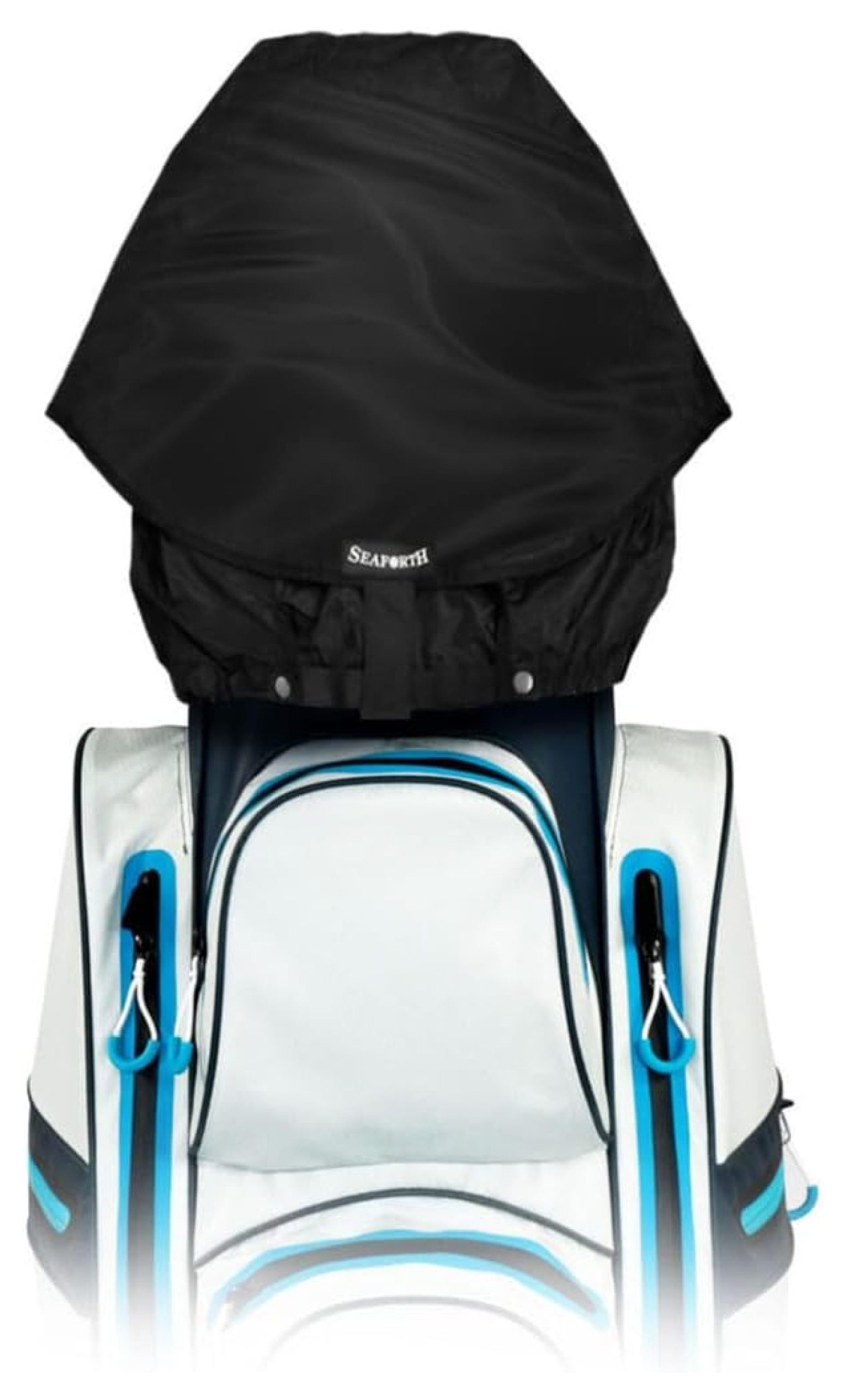 Rain Gear Waterproof Rain Hood Cover for Golf Bags, Black