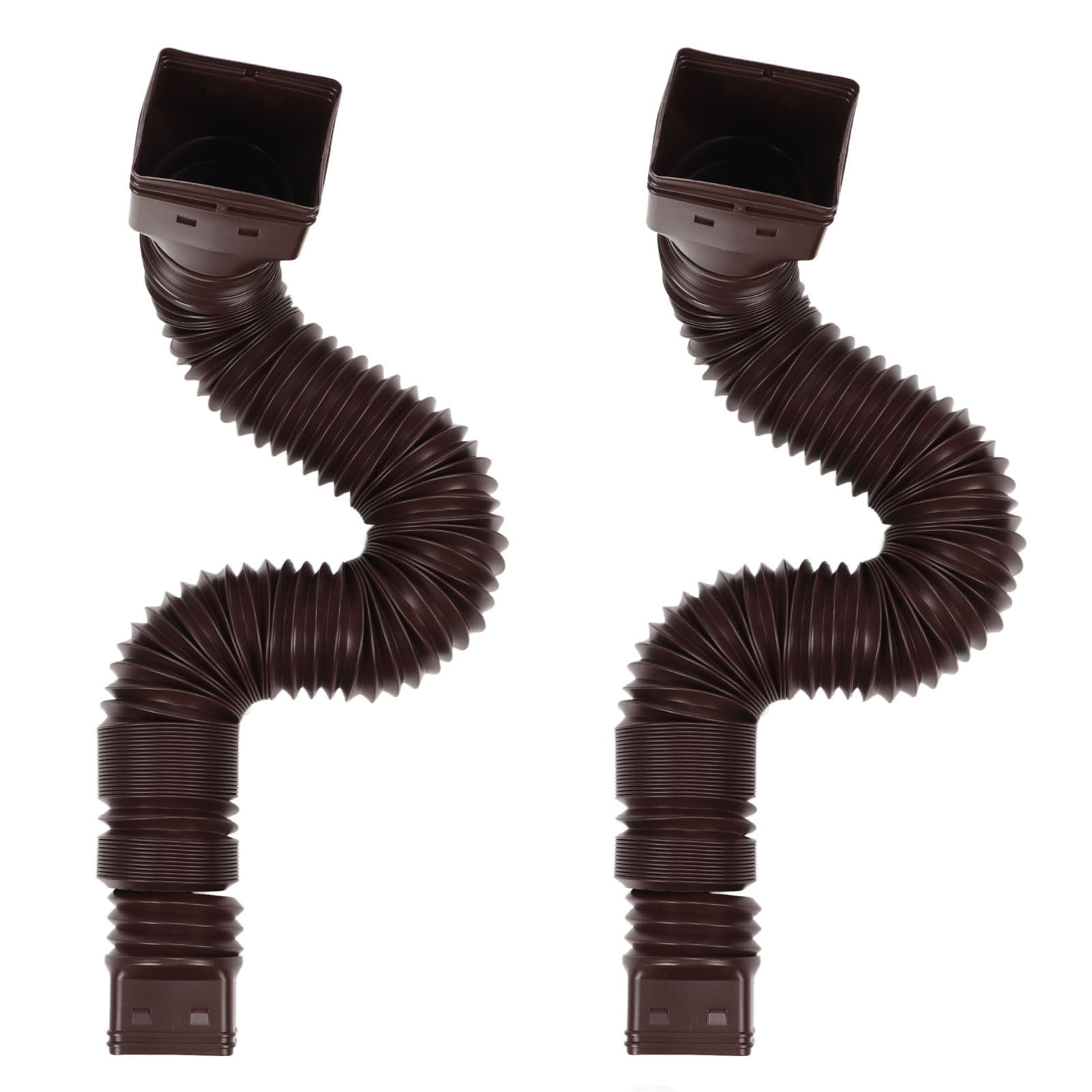 Rain Gutter Downspout Extension, 2 Pack Down Drain Extender Connector