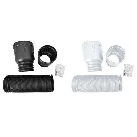 Rain Gutter Downspout Extension, Circular Extension Of Downspout Rain Trough Downspout Extension Group, Extendable Drain Extender for Outdoor Villa Round ( 1/2/3 Set)