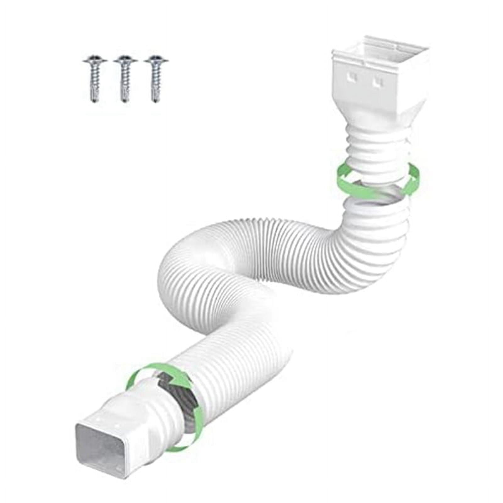 Rain Gutter Downspout Extensions, Flexible Drain Downspout Extender