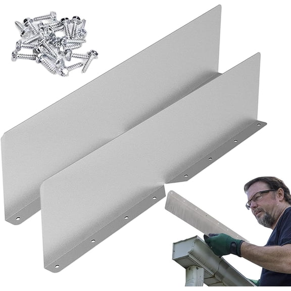 Rain Gutter Splash Guard, Rainwater Diverter Plate, Downspout Diverter | Rainwater Diverter Gutter Splash Plate for House Residential