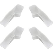 Rain Gutter Spout, RV Gutter Spouts,Directs Rainwater Away from The Sides of Your RV, Left and Right Side, 2 Left & 2 Right）
