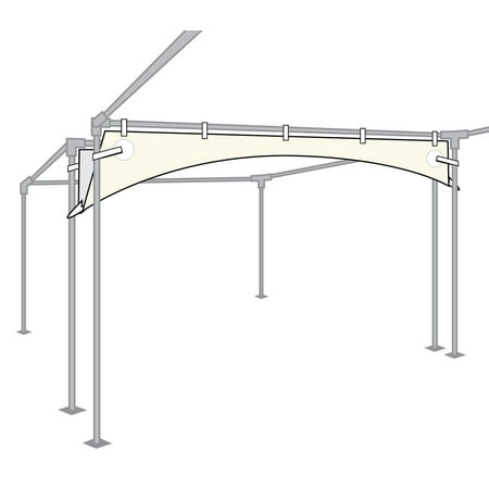 Rain Gutter for High Peak Frame Tent, 20'