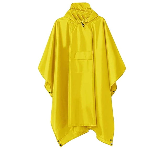 Rain Jacket, Baberdicy Hooded Portable Rain Poncho for Hiking Camping Fishing Rain Poncho