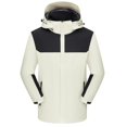thumbnail image 1 of Rain Jacket Men Sevevn Men's Winter Jacket Windproof Ski Snow Jacket Waterproof Thicken Parka Rain Jacket Warm Puffer Coat, 1 of 3