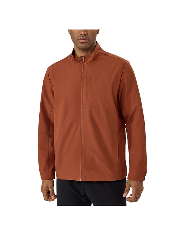 Rain Jacket Men Sevevn Mens Lightweight Bomber Jackets Stand Collar Windbreaker Softshell Jacket Zip Up Coat for Fall Outdoor