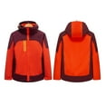 thumbnail image 1 of Rain Jacket Men Sevevn Unisex Casual Faddish Solid Patchwork Long Sleeves Zipper Hooded Stand Collar Outwear Sports Coat Jacket, 1 of 3