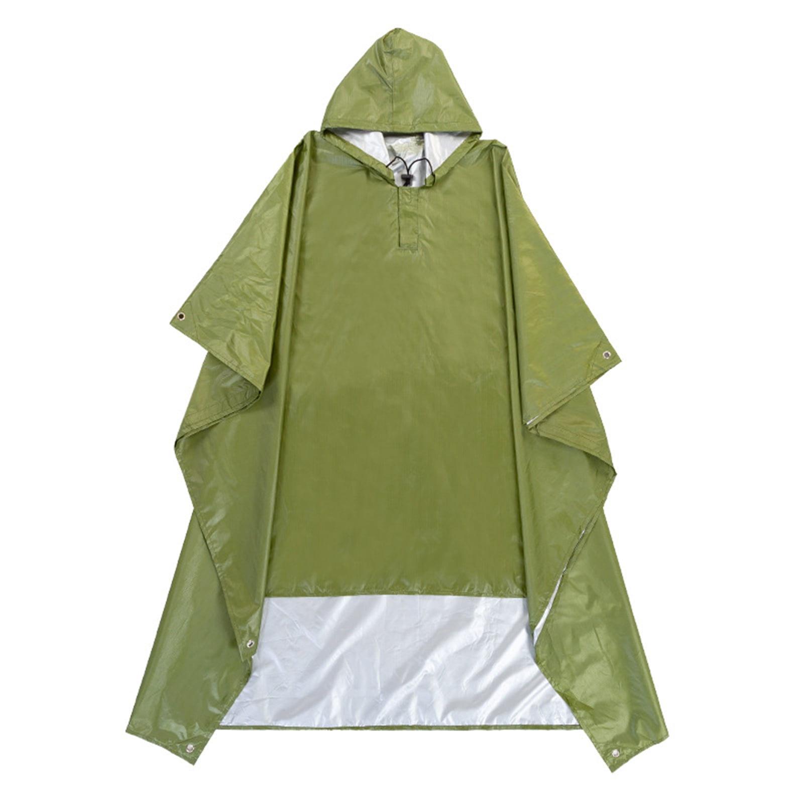 Rain Jacket Waterproof 3 in 1 Multifunction Raincoat Reusable Canopy ...