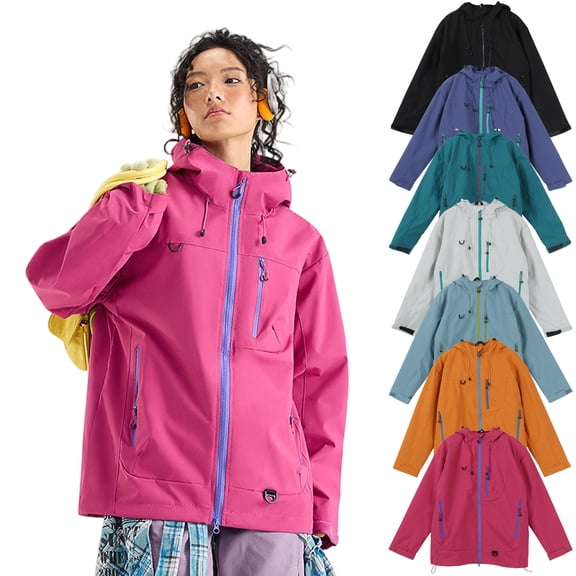 Rain Jacket for Women Lightweight Windbreaker Loose Fit Raincoat Hiking Outfits with Hood Plus Size for Spring and Fall Adventures, Outdoor Sports, and Seasonal Travel,Green,M