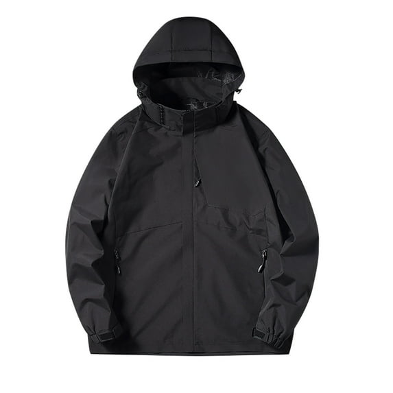 Rain Jacket for Women Single Layer Plus Mesh Breathable Travel Outdoor Sports Warm Jacket Casual Jacket Loose Fit Waterproof Lightweight Lined Rain Coat Hiking Windbreaker Jacket with Hood