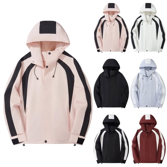 Rain Jacket for Men Waterproof Lightweight Rain Coat Hiking Windbreaker Jacket with Hood