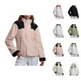 thumbnail image 1 of Rain Jacket for Women Men Fall Outdoor Windproof Waterproof Lightweight Breathable Zip Up Hooded Windbreaker Jackets, 1 of 7