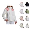 thumbnail image 1 of Rain Jacket for Women Men Fall Outdoor Windproof Waterproof Lightweight Breathable Zip Up Hooded Windbreaker Jackets, 1 of 7