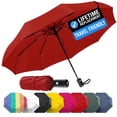 thumbnail image 1 of Rain-Mate Folding Travel Umbrella, Auto Open Close Windproof Umbrella for Rain and Sun, 1 of 6