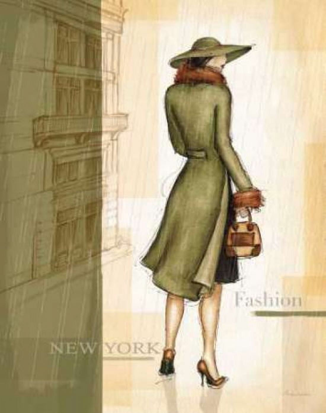 Rain New York Canvas Art - Andrea Laliberte (24 x 30)
