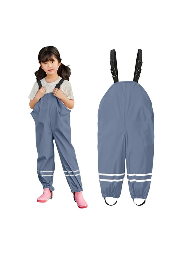 Rain Pants Kids Proof Trousers Kids Waterproof Pants Toddler Rain Suit Size 4T