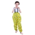 thumbnail image 1 of Rain Pants, Waterproof Toddler Bib Overalls, Bo_ys G_irls Ch_ildren Muddy Buddy Trousers, Adjustable Shoulder Straps Rainwear with Cart_oon Prints for Outdoor Play, 1 of 5