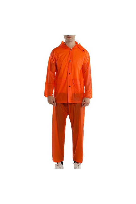 Rain Pants Women Pvc Adult Transparent Raincoat Outdoor Duty Rainstorm Proof Split Rain Pants Suit for Women