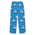 thumbnail image 1 of Rain Pattern Pajama Pants Soft Lightweight Lounge Pants Bottoms Sleep Pants Warm Comfy, 1 of 9