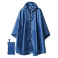 thumbnail image 1 of Rain Poncho Raincoat Hooded for Adults Women with Pockets, 1 of 5