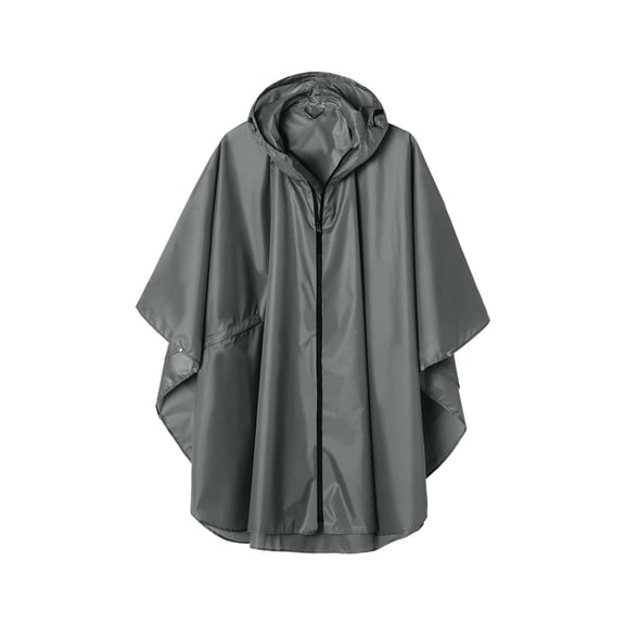Rain Poncho for Women Men Waterproof Raincoat Jacket with Pockets Lightweight Full Zip Reusable Rain Jackets