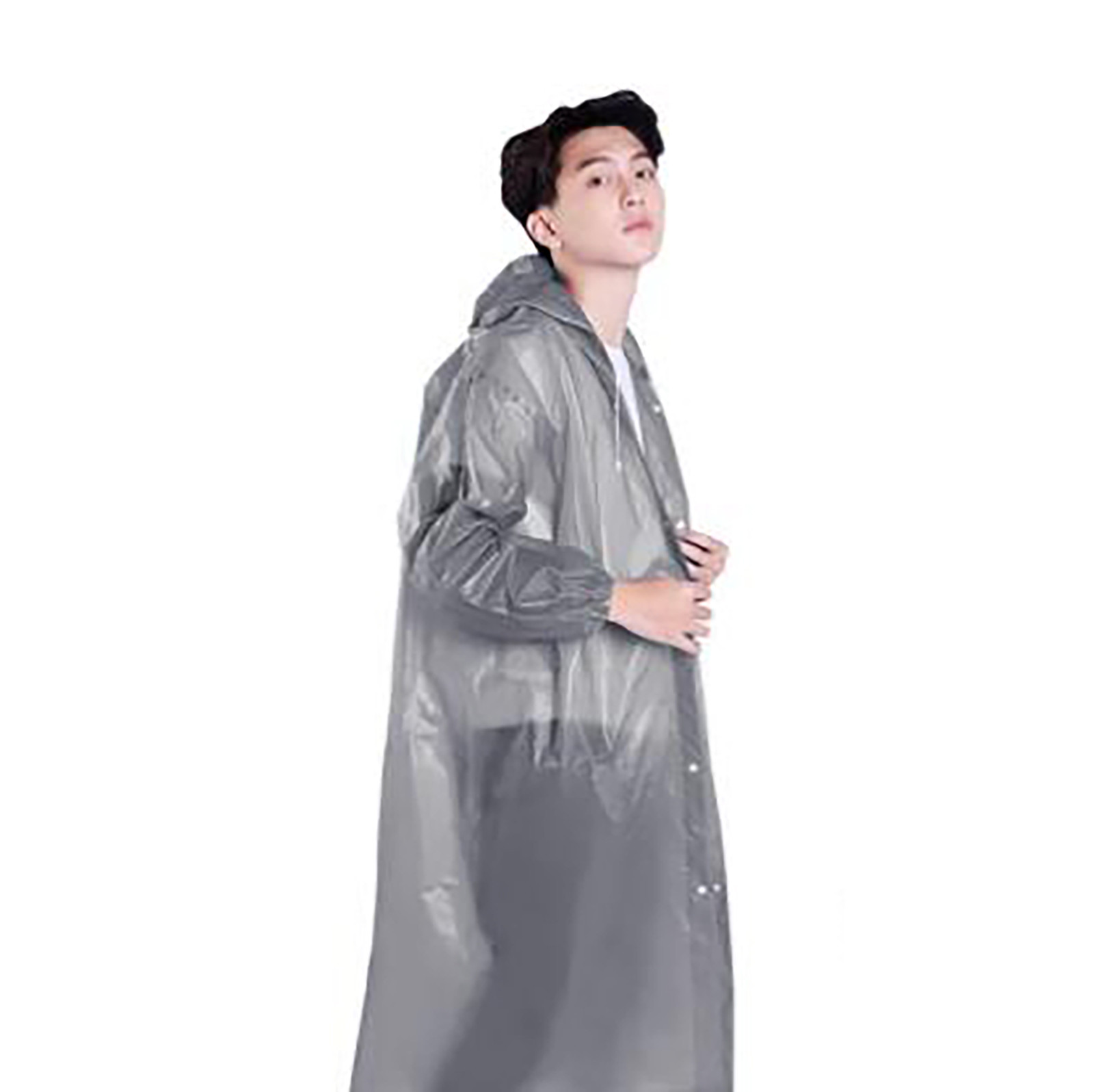 Rain Ponchos For Adults Women Men (2 5 Pack) Reusable EVA Rain Coats ...