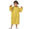 thumbnail image 1 of Rain Ponchos for Kids Raincoat Toddler Wear Rain for Boy Kids Girls Cartoon Children 3D Ponchos Jacket Boys Coat&jacket Hooded Rainwear Children Chest Waders Yellow-a, 5-6 Years, 1 of 1