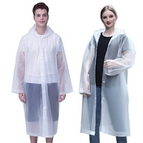 Rain Ponchos for Adults Reusable,2-5 Pack Raincoat for Women Men,Waterproof Rain Coat Gear with Hood Drawstring