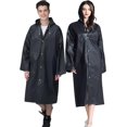 thumbnail image 1 of Rain Ponchos for Adults Reusable, 2 Pcs Raincoats Emergency for Women Men with Hood and Drawstring, 1 of 7
