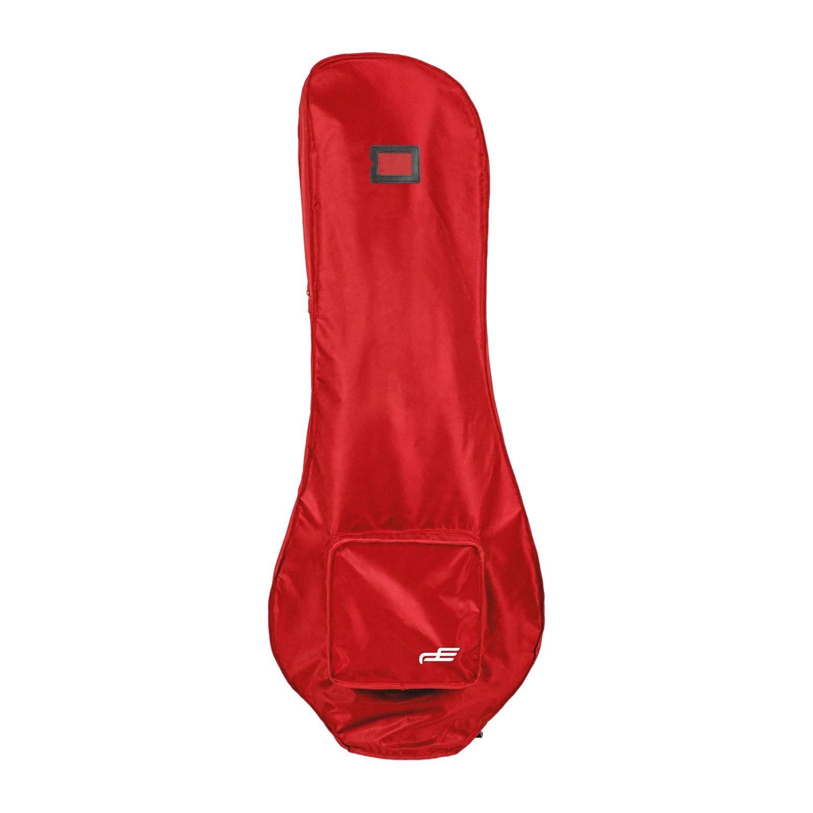 Rain Protection Cover Pouch Women Men Golfer with Handle Golf Bag Rain Cover Red