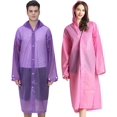 thumbnail image 1 of Rain Raincoats for Adults Women Men, Reusable 2 Pack Rain Jacket Coats with Hood for Family Disney Camping Hiking, 1 of 7