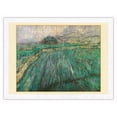 thumbnail image 1 of Rain - Saint-Rémy-de-Provence, France - From an Original Color Painting by Vincent Van Gogh c.1889 - Japanese Unryu Rice Paper Art Print 24 x 32 in, 1 of 4