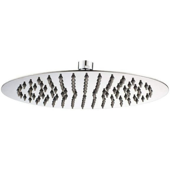 Rain Shower Head, 12 Inch Large Round Rainfall High Pressure Showerhead, Stainless Steel 304