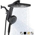 thumbnail image 1 of KESTE 12 Inch High Pressure Rain Shower Head with Magnetic Handheld Shower Heads, 3+8+1 Spray Setting, Detachable Showerheads with 60" Hose for Bathroom, Black, 1 of 10