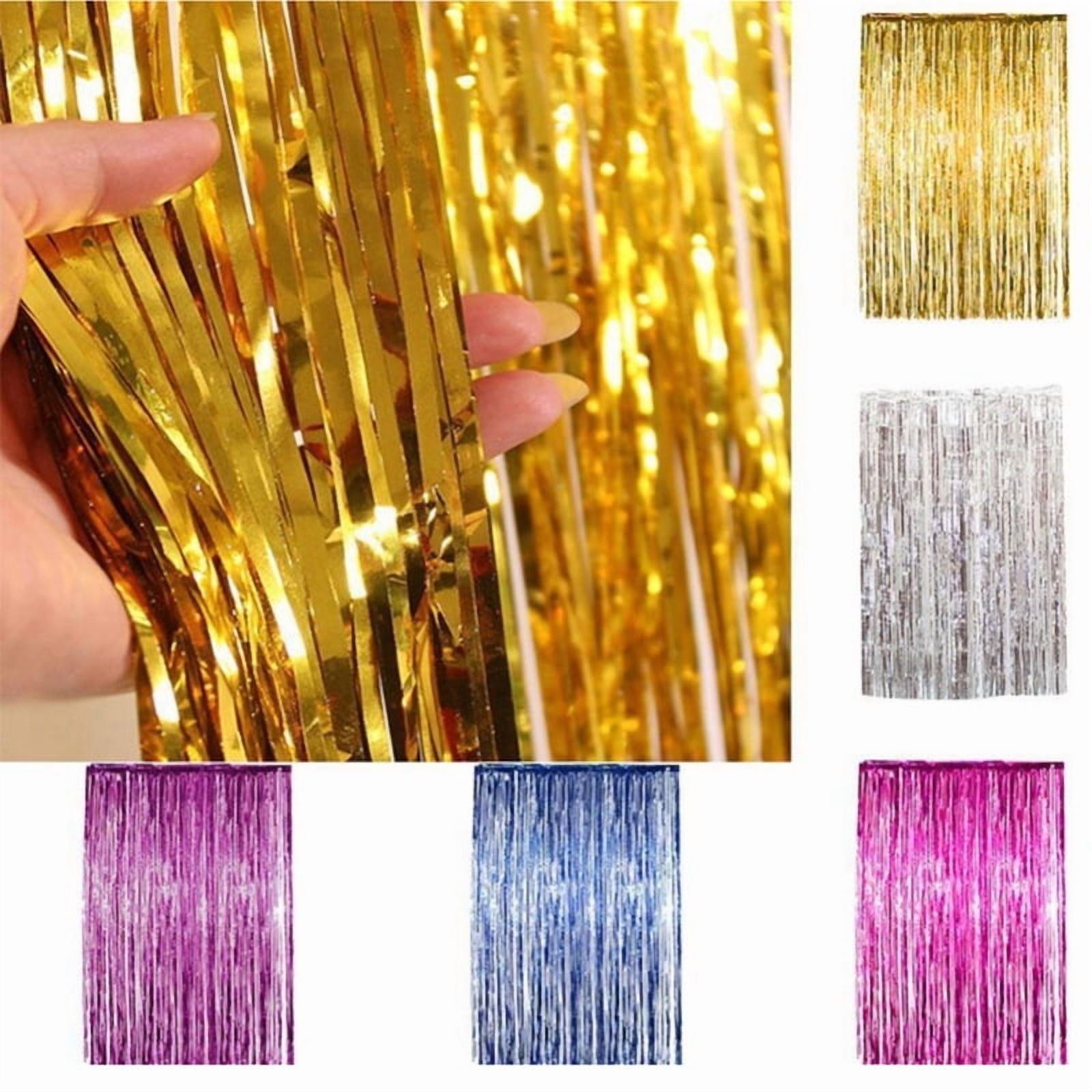 Rain Silk Curtain Wedding Photo Background Party Decoration Ribbon Lace ...