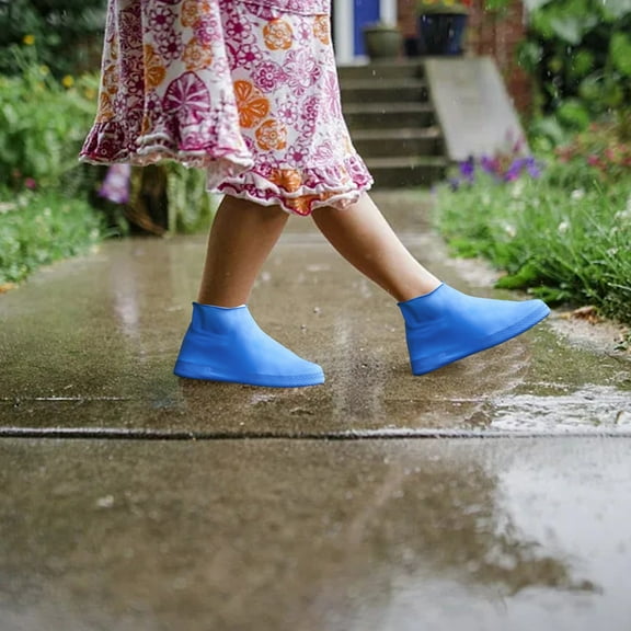 Reusable Silicone Shoe Covers Non Overshoes Protectors For Rain Snow Mud Beach Hiking Outdoor Activities