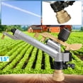 thumbnail image 1 of Rain Spray Gun Large Area Water Irrigation Impact Sprinkler 360° Adjustable 1.5", 1 of 13