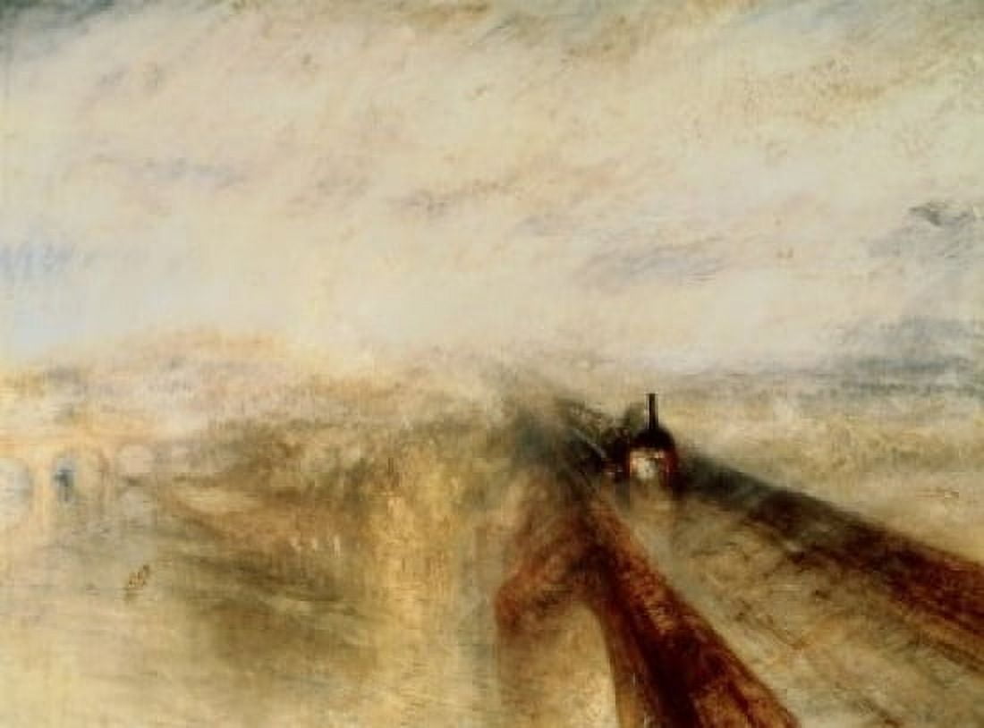 Rain Steam and Speed The Great Western Railway 1844 Joseph Mallord William Turner (1775-1851British) Oil on Canvas National Gallery London Canvas Art - Joseph Mallord William Turner (18 x 24)