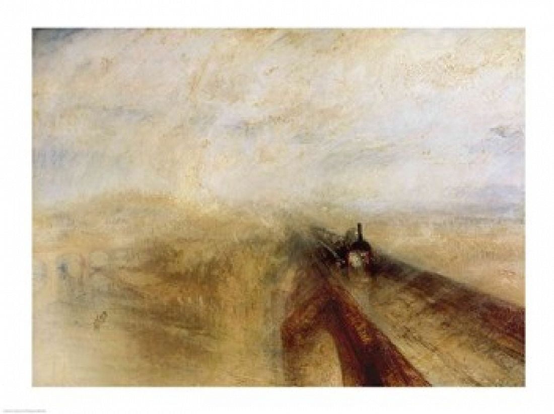Rain Steam and Speed Canvas Art - JMW Turner (36 x 24)