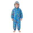 thumbnail image 1 of Kids Rain Suit One Piece Coveralls Raincoat Toddler Hooded Rainsuit Poncho Full Body Rain Gear for Girls and Boys 1-7 Years, 1 of 8
